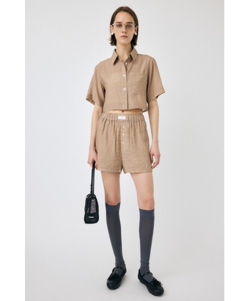 MOUSSY(マウジー)の「【セットアップ対応】RELAX シャツ(シャツ/ブラウス・レディース・ブルー/ベージュ・FREE)」の10枚目の写真