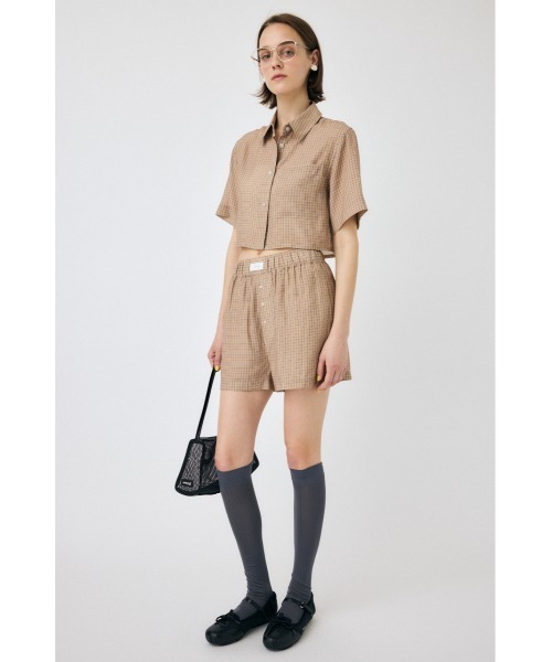 MOUSSY(マウジー)の「【セットアップ対応】RELAX シャツ(シャツ/ブラウス・レディース・ブルー/ベージュ・FREE)」の9枚目の写真