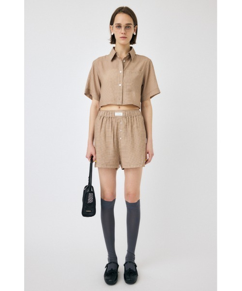 MOUSSY(マウジー)の「【セットアップ対応】RELAX シャツ(シャツ/ブラウス・レディース・ブルー/ベージュ・FREE)」の8枚目の写真