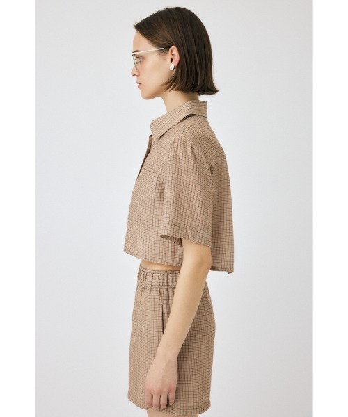 MOUSSY(マウジー)の「【セットアップ対応】RELAX シャツ(シャツ/ブラウス・レディース・ブルー/ベージュ・FREE)」の5枚目の写真