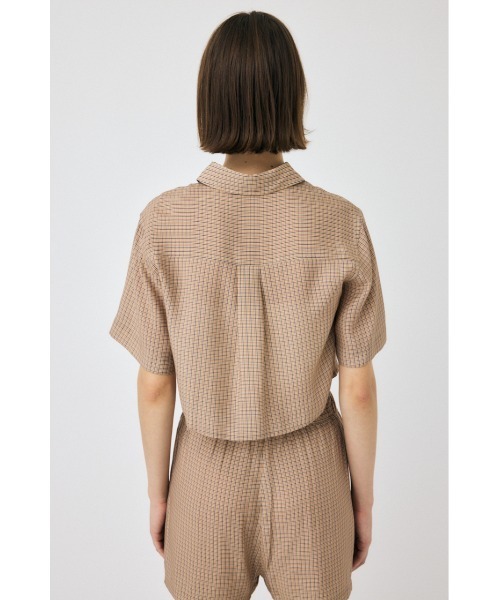 MOUSSY(マウジー)の「【セットアップ対応】RELAX シャツ(シャツ/ブラウス・レディース・ブルー/ベージュ・FREE)」の4枚目の写真