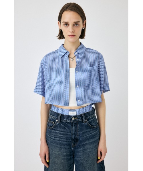 MOUSSY(マウジー)の「【セットアップ対応】RELAX シャツ(シャツ/ブラウス・レディース・ブルー/ベージュ・FREE)」の19枚目の写真