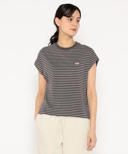 ダントン　Tシャツ MEN'S SHORT SLEEVE INNER T-SHIRT STRIPE（Tシャツ/カットソー