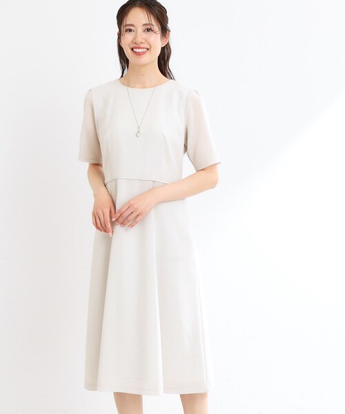 Reflect ワンピース　新品未使用　今すぐ使えるワンピースお値下げセール中 セール】【夏SALE／E‐QUALITY／手洗い可】リラクシーワンピース
