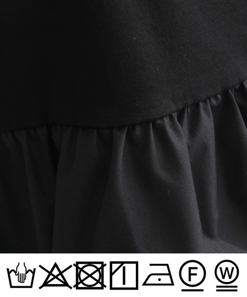 【SALE】PICCIN PERLA ピッチンぺルラ 即日発送  裾バルーンカットソー 906480 半袖 Tシャツ レディース  バルーン セール】裾バルーンカットソー（Tシャツ/カットソー）｜PICCIN
