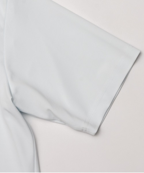 SWINGGGR(スウィンガー)の「SWINGGGR/スウィンガー/TWO TONE POLO-B(ポロシャツ・メンズ・ライトブルー/ブラック/ホワイト・2/3/4)」の10枚目の写真