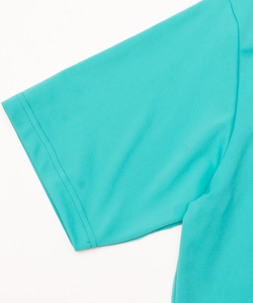 SWINGGGR(スウィンガー)の「SWINGGGR/スウィンガー/TWO TONE POLO-B(ポロシャツ・メンズ・ライトブルー/ブラック/ホワイト・2/3/4)」の4枚目の写真