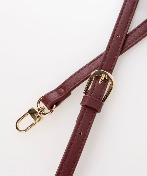 cache cache(カシュ カシュ)の「カシュカシュ cachecache / チャーム付横長ボストン(ボストンバッグ・レディース・キャメル/ベージュ系その他/ワインレッド/レオパード/シルバー/ブラック/イエロー/サックスブルー/アイボリー・FREE)」の13枚目の写真