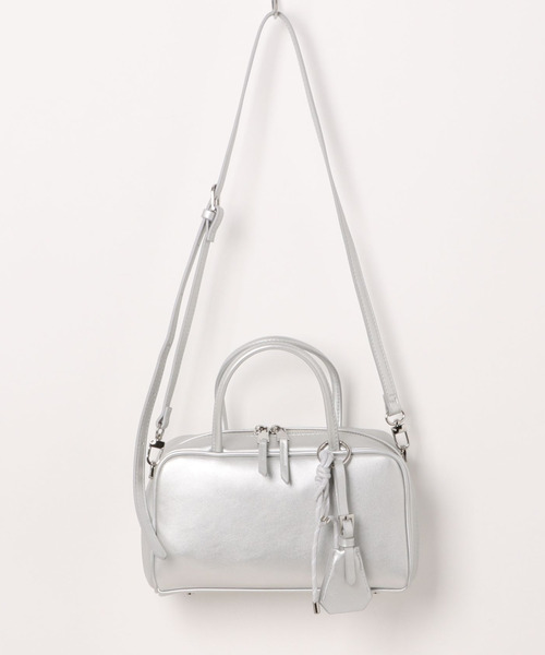 cache cache(カシュ カシュ)の「カシュカシュ cachecache / チャーム付横長ボストン(ボストンバッグ・レディース・キャメル/ベージュ系その他/ワインレッド/レオパード/シルバー/ブラック/イエロー/サックスブルー/アイボリー・FREE)」の22枚目の写真