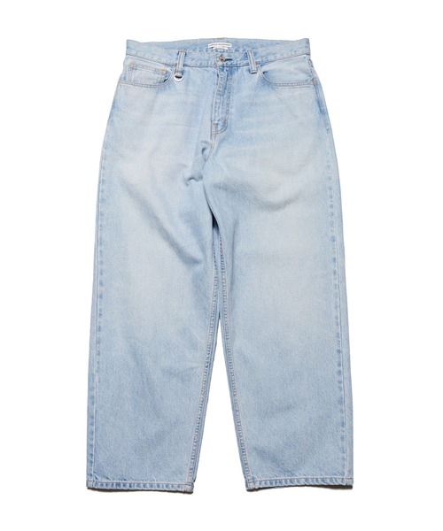 uniform experiment(ユニフォームエクスペリメント)の「WASHED DENIM BOLD-FIT JEANS(デニムパンツ・メンズ・ブラック/ライトインディゴブルー・1/2/3/4/5)」の2枚目の写真