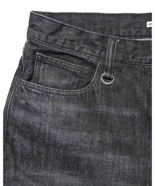 uniform experiment(ユニフォームエクスペリメント)の「WASHED DENIM BOLD-FIT JEANS(デニムパンツ・メンズ・ブラック/ライトインディゴブルー・1/2/3/4/5)」の12枚目の写真