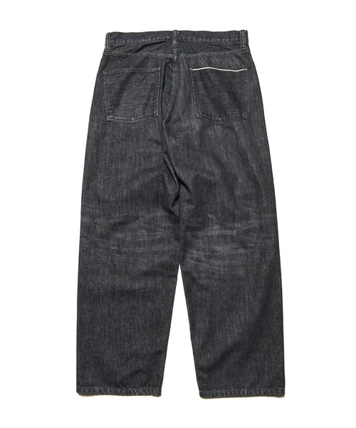 uniform experiment(ユニフォームエクスペリメント)の「WASHED DENIM BOLD-FIT JEANS(デニムパンツ・メンズ・ブラック/ライトインディゴブルー・1/2/3/4/5)」の11枚目の写真
