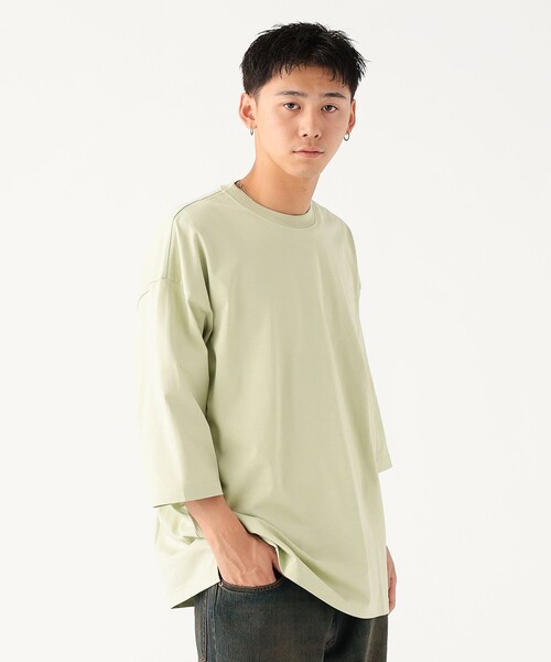 セール】シルケット 8分袖 クルーネック Tシャツ（Tシャツ/カットソー