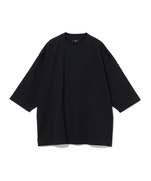 BEAMS（ビームス）の「シルケット 8分袖 クルーネック Tシャツ（Tシャツ/カットソー・メンズ・ブラック/ホワイト/ミント・S/M/L/XL）」の11枚目の写真