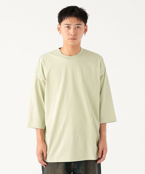 セール】シルケット 8分袖 クルーネック Tシャツ（Tシャツ/カットソー