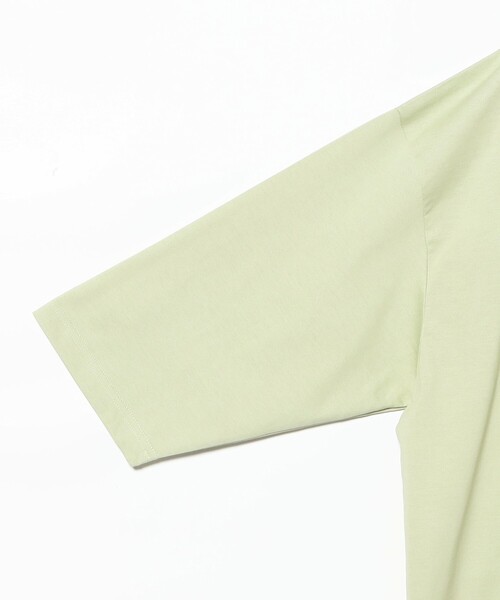 BEAMS（ビームス）の「シルケット 8分袖 クルーネック Tシャツ（Tシャツ/カットソー・メンズ・ブラック/ホワイト/ミント・S/M/L/XL）」の18枚目の写真