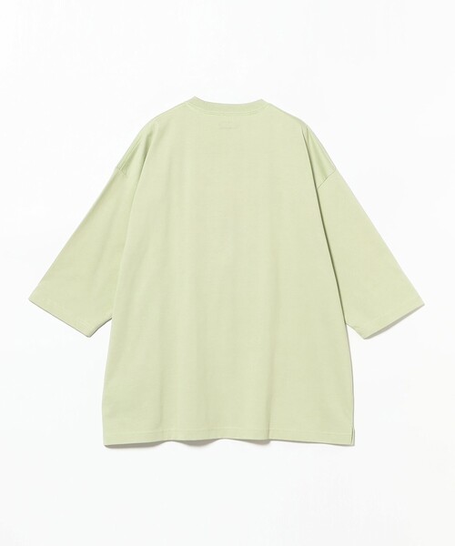 BEAMS（ビームス）の「シルケット 8分袖 クルーネック Tシャツ（Tシャツ/カットソー・メンズ・ブラック/ホワイト/ミント・S/M/L/XL）」の20枚目の写真