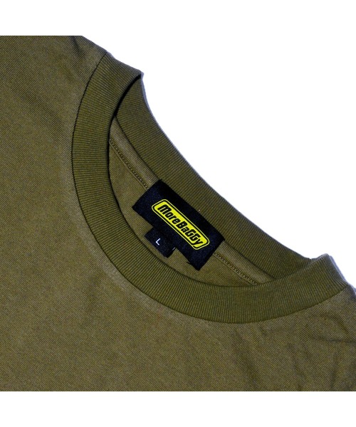 Port（ポート）の「【 MORE BAGGY / モアバギー 】 HEAVY WEIGHT TEE（Tシャツ/カットソー・メンズ・ブラック/カーキ/ホワイト/ネイビー/イエロー・M/L/XL）」の6枚目の写真