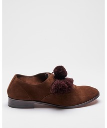 SUICOKE(XCRbN)SUICOKE by Midorikawa FRINGE OXFORD - Brown(̑V[Y)