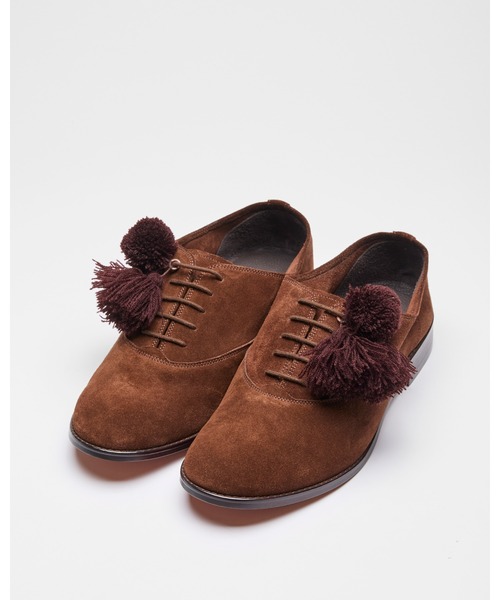 suicoke（スイコック）の「SUICOKE by Midorikawa FRINGE OXFORD - Brown（その他シューズ・メンズ・ブラウン・5/6/7/8/9/10/11）」の2枚目の写真
