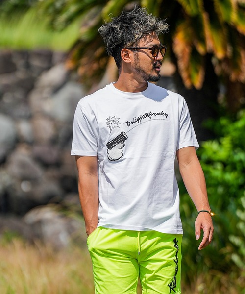 adamsJUGGLER(アダムスジャグラー)の「RTEGM.ガンティー(Tシャツ/カットソー・メンズ・ブラック/ホワイト・S/M/L/XL/XXL)」の1枚目の写真