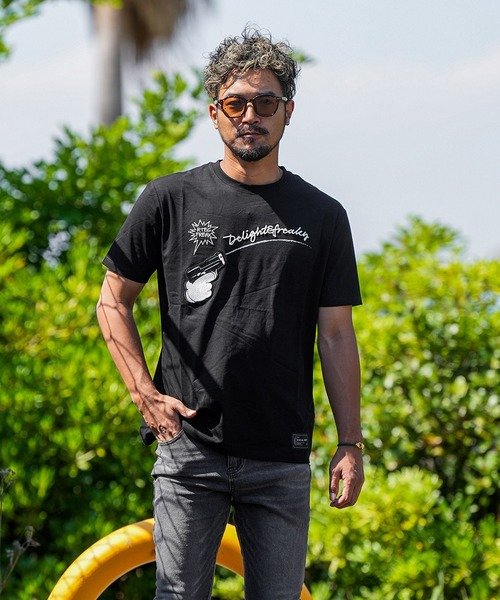 adamsJUGGLER(アダムスジャグラー)の「RTEGM.ガンティー(Tシャツ/カットソー・メンズ・ブラック/ホワイト・S/M/L/XL/XXL)」の2枚目の写真