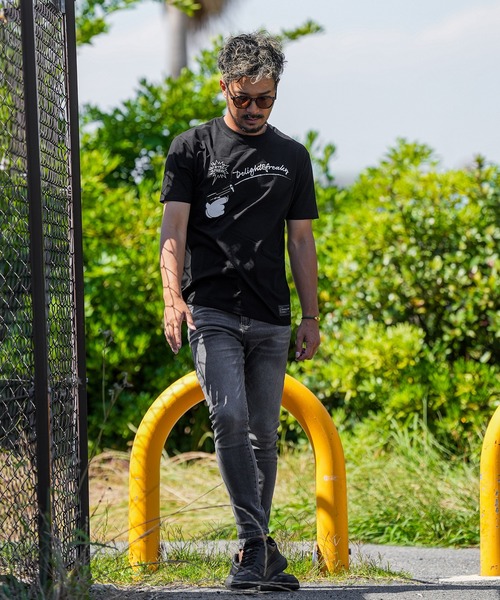 adamsJUGGLER(アダムスジャグラー)の「RTEGM.ガンティー(Tシャツ/カットソー・メンズ・ブラック/ホワイト・S/M/L/XL/XXL)」の8枚目の写真