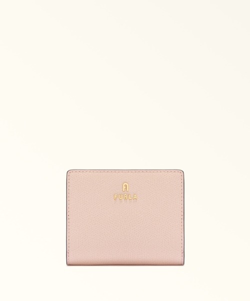 新作 フルラ 大人気♡ コンパクト 三つ折り財布♡ カメリア ピンク FURLA - 新作 フルラ 大人気♡ コンパクト 三つ折り財布♡ カメリア