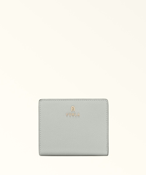 FURLA(フルラ)の「フルラ カメリア (Furla Camelia) コンパクト財布 S(財布・レディース・ブラック/グレイッシュベージュ/グレー/フューシャピンク/ベージュ/グリーン/モカ/インディゴブルー/オリーブ/ベビーピンク/ブルーグリーン/コーラルピンク/セージグリーン・ONE SIZE)」の2枚目の写真