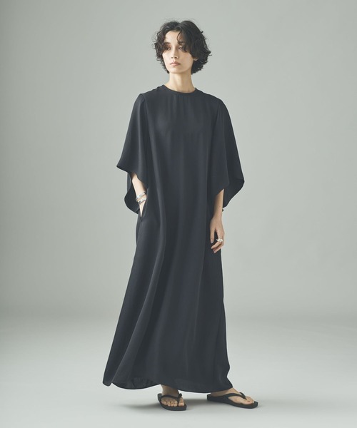 Curensology(カレンソロジー)/アセテートティードレス Curensology(カレンソロジー)/アセテートティードレス（ワンピース