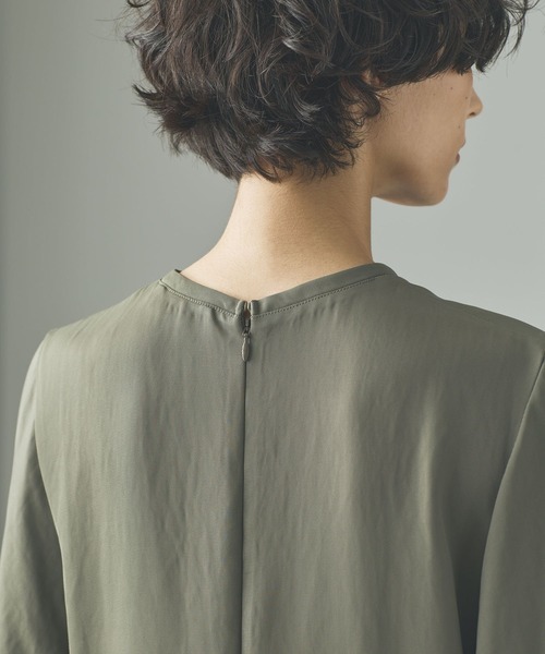 Curensology(カレンソロジー)/アセテートティードレス（ワンピース