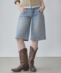 SCULPTOR(XJv^[)Vine Half Denim Pants(fjpc)