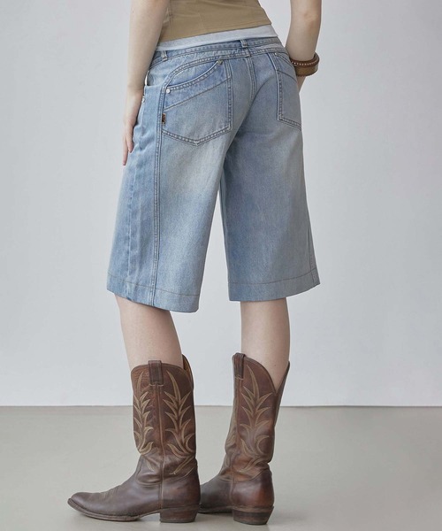 セール】Vine Half Denim Pants（デニムパンツ）｜SCULPTOR