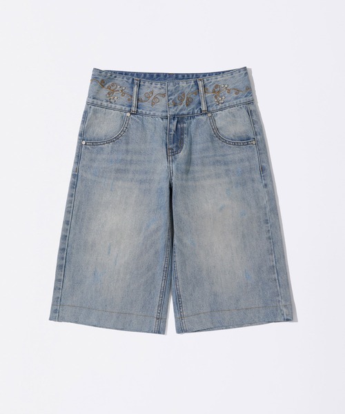 セール】Vine Half Denim Pants（デニムパンツ）｜SCULPTOR