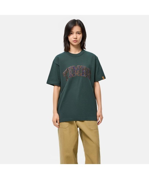 Timberland(ティンバーランド)の「【TOKYO DESIGN COLLECTIVE】半袖 TIMBS Tシャツ ユニセックス(Tシャツ/カットソー・メンズ・グリーン・LARGE/MEDIUM/SMALL/X-LARGE/XX-LARGE)」の1枚目の写真