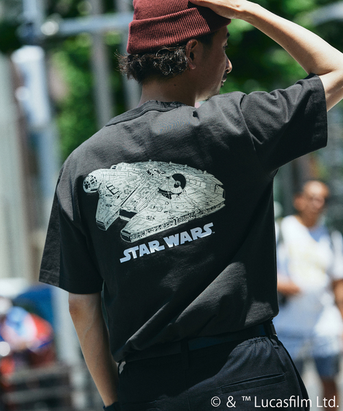 STAR WARS(スターウォーズ)の「【スター・ウォーズ】× CHAMPION 別注 T1011 プリントTシャツ(Tシャツ/カットソー・メンズ・ブラック系その他/ブラック×ブラック/ブラックミックス/ブラック・LARGE/X-LARGE/MEDIUM)」の21枚目の写真