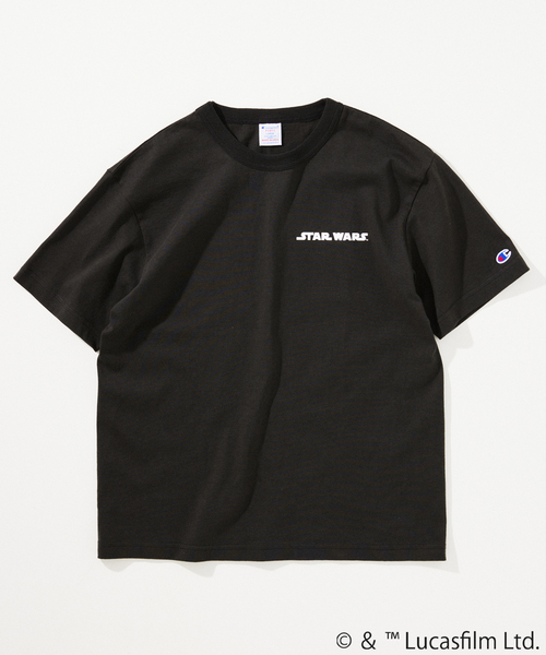 STAR WARS(スターウォーズ)の「【スター・ウォーズ】× CHAMPION 別注 T1011 プリントTシャツ(Tシャツ/カットソー・メンズ・ブラック系その他/ブラック×ブラック/ブラックミックス/ブラック・LARGE/X-LARGE/MEDIUM)」の13枚目の写真