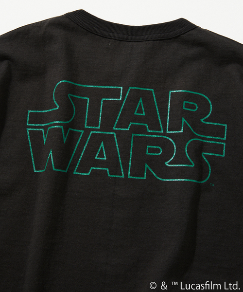 STAR WARS(スターウォーズ)の「【スター・ウォーズ】× CHAMPION 別注 T1011 プリントTシャツ(Tシャツ/カットソー・メンズ・ブラック系その他/ブラック×ブラック/ブラックミックス/ブラック・LARGE/X-LARGE/MEDIUM)」の6枚目の写真