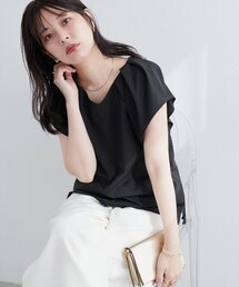 natural couture | ドビードットフレア袖ブラウス(シャツ/ブラウス)