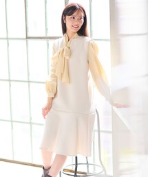 Feroux | パール付きダンボール ジャンパースカート(ドレス)