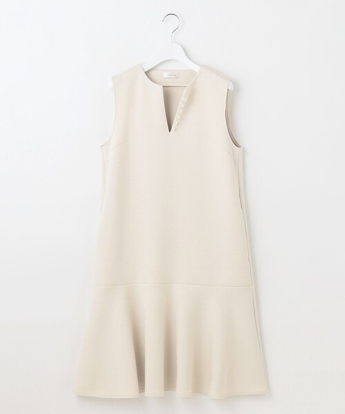 Feroux(フェルゥ)の「パール付きダンボール ジャンパースカート(ドレス・レディース・スカイブルー系/グレー系/アイボリー系・MEDIUM/SMALL)」の18枚目の写真