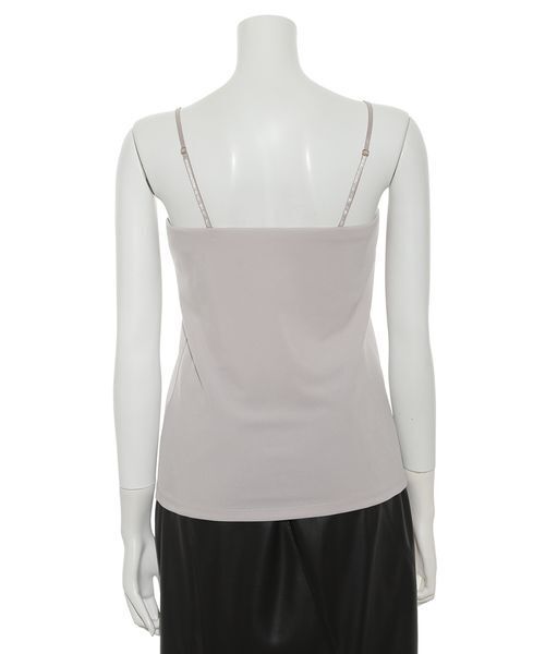 FRAY I.D（フレイアイディー）の「アセテートダンボールベアカップインキャミ（キャミソール・レディース・アイボリー/ブラック/ライトベージュ・F）」の6枚目の写真