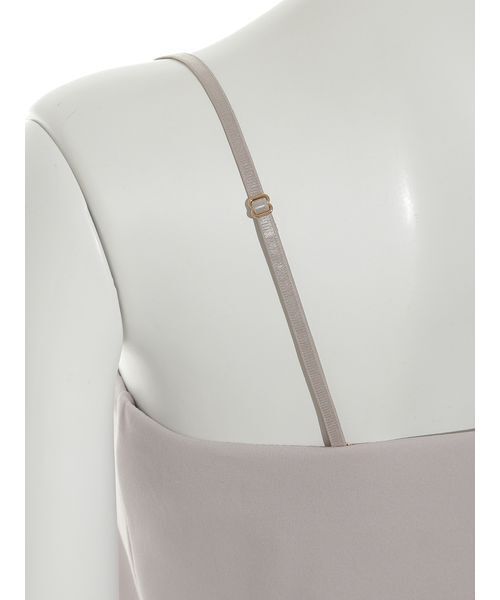 FRAY I.D（フレイアイディー）の「アセテートダンボールベアカップインキャミ（キャミソール・レディース・アイボリー/ブラック/ライトベージュ・F）」の10枚目の写真