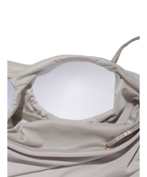 FRAY I.D（フレイアイディー）の「アセテートダンボールベアカップインキャミ（キャミソール・レディース・アイボリー/ブラック/ライトベージュ・F）」の11枚目の写真