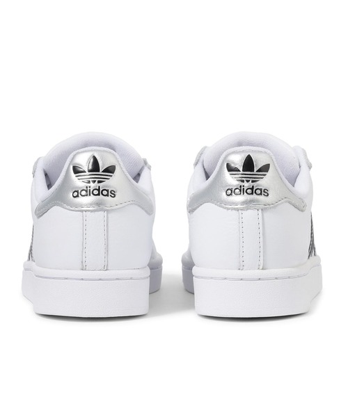 ホワイト スポーツスニーカー SUPERSTAR II W JR4233（スニーカー）｜adidas（アディダス）の