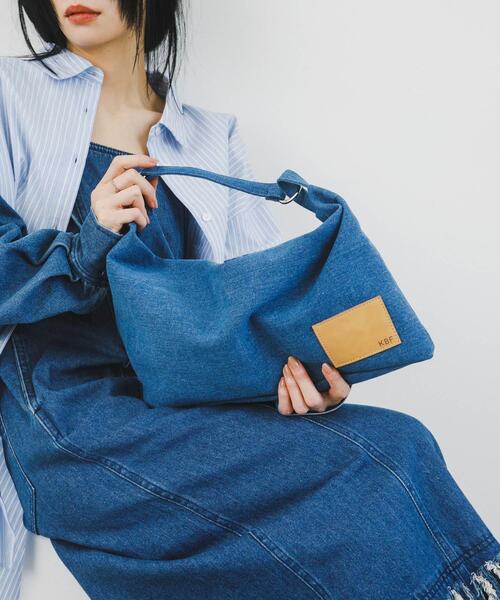 KBF（ケイビーエフ）の「2WAYハンドルデザインBAG（ハンドバッグ・レディース・ブラウン/ブルー・ONE）」の12枚目の写真