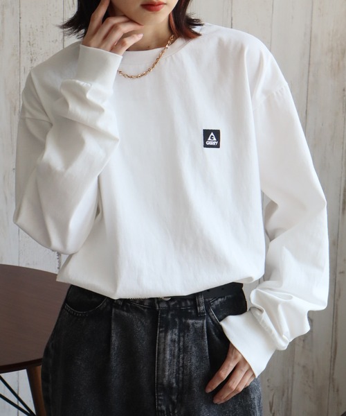 GERRY（ジェリー）の「【GERRY/ジェリー】アソート 胸刺繍バックプリント ロングスリーブTシャツ（Tシャツ/カットソー・メンズ・ホワイト系/ブラウン系/グレー系/ネイビー系/ブラック系/ブラック系1/グレー系1/ホワイト系1・M/L/LL）」の2枚目の写真