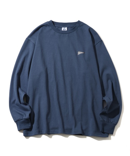 GERRY（ジェリー）の「【GERRY/ジェリー】アソート 胸刺繍バックプリント ロングスリーブTシャツ（Tシャツ/カットソー・メンズ・ホワイト系/ブラウン系/グレー系/ネイビー系/ブラック系/ブラック系1/グレー系1/ホワイト系1・M/L/LL）」の8枚目の写真