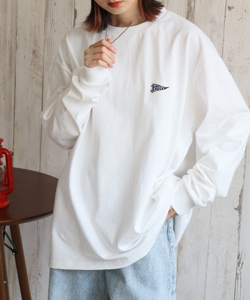 GERRY（ジェリー）の「【GERRY/ジェリー】アソート 胸刺繍バックプリント ロングスリーブTシャツ（Tシャツ/カットソー・メンズ・ホワイト系/ブラウン系/グレー系/ネイビー系/ブラック系/ブラック系1/グレー系1/ホワイト系1・M/L/LL）」の20枚目の写真