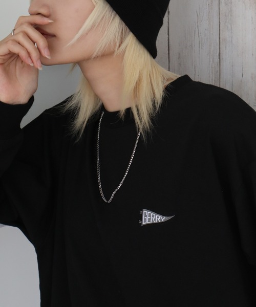 GERRY（ジェリー）の「【GERRY/ジェリー】アソート 胸刺繍バックプリント ロングスリーブTシャツ（Tシャツ/カットソー・メンズ・ホワイト系/ブラウン系/グレー系/ネイビー系/ブラック系/ブラック系1/グレー系1/ホワイト系1・M/L/LL）」の10枚目の写真